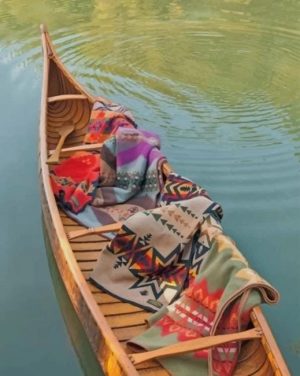 Boat In A River Paint By Numbers