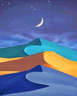 Colorful Desert Paint By Numbers