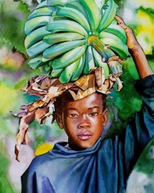 African Boy Paint By Numbers
