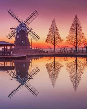 Akebonoyama Park paint by numbers