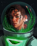 Astronaut Girl Paint By Numbers