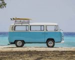 Blue Camper Van Paint By Numbers