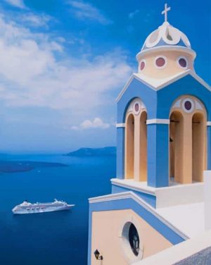 Oia Church Paint By Numbers