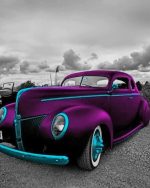 Classic Purple Car Paint By Numbers