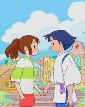 Haku And Chihiro Paint By Numbers