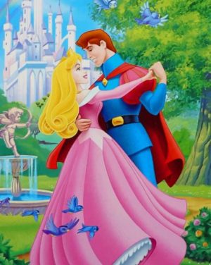 Aurora And Prince Dancing Paint By Numbers