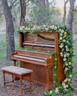 Floral Piano Paint By Numbers