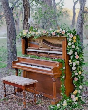 Floral Piano Paint By Numbers