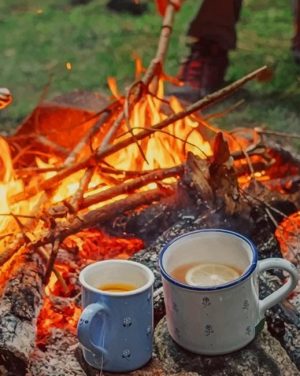 Coffee And Campfire Paint By Numbers