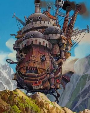 Howls Moving Castle Paint By Numbers