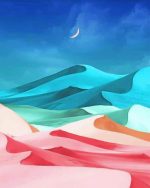 Colorful Desert Paint By Numbers