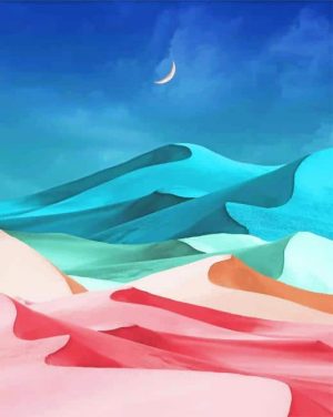 Colorful Desert Paint By Numbers
