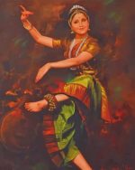 Indian Woman Dancing paint by numbers