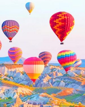 Hot Air Balloons Cappadocia Paint By Numbers