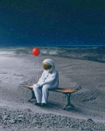 Lonely Astronaut Paint By Numbers