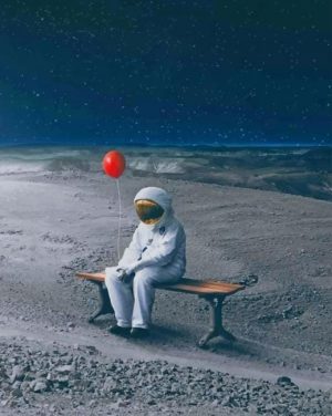 Lonely Astronaut Paint By Numbers