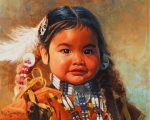 Native American Girl Paint By Numbers