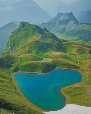 Montagnon Lake Paint By Numbers