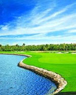 Ritz Carlton Grand Cayman Golf Paint By Numbers
