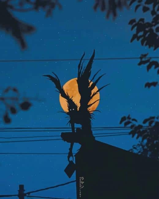 Ryuk Silhouette Paint By Numbers