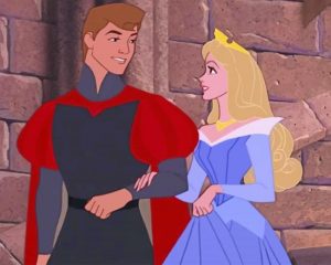 Prince Philip And Aurora Paint By Numbers