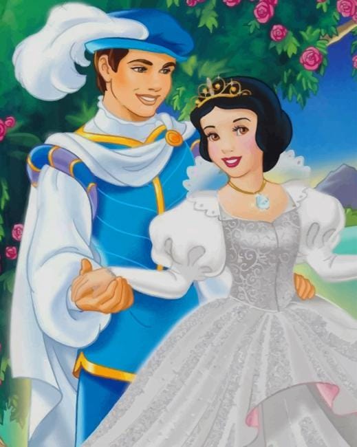 Snow White And Prince Paint By Numbers