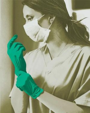 Female Nurse Paint By Numbers