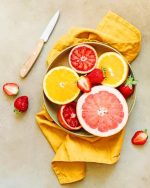 Tangerine And Strawberry Paint By Numbers