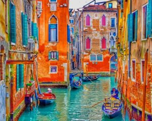 Venice City paint by numbers