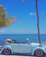 Vintage Volkswagen Beetle Paint By Numbers