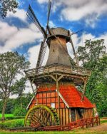 Huvener Windmill Paint By Numbers