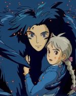 Wizard Howl And Sophie Paint By Numbers