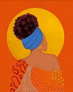 Illustration African Woman Paint By Numbers