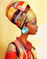 African Lady paint by numbers
