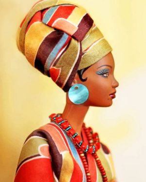 African Lady paint by numbers