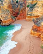 Praia Dona Ana Beach Paint By Numbers