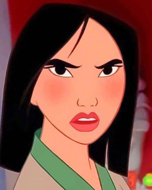 Angry Mulan Paint By Numbers