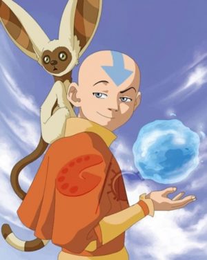 Aang Avatar Paint By Numbers