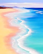 Blue Oceanside paint by numbers