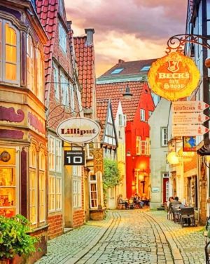 Bremen Germany Paint By Numbers
