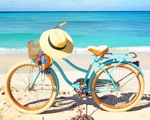 Bike In Beach Paint By Numbers