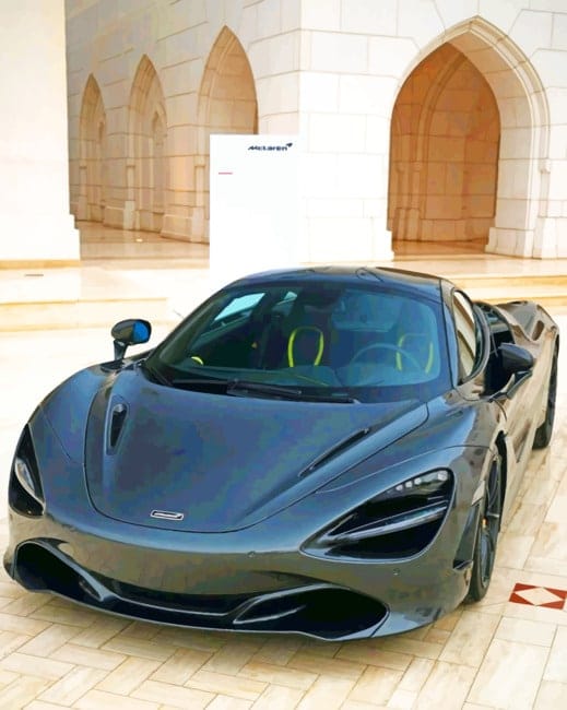 Black McLaren 720S Paint By Numbers