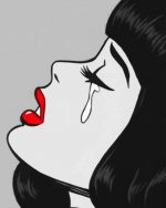 Crying Girl Paint By Numbers