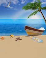 Seaside Boat Paint By Numbers