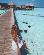 Girl In Bora Bora Paint By Numbers