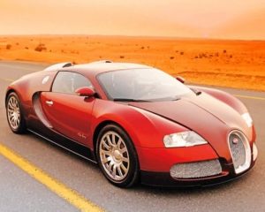 Bugatti Veyron Car Paint By Numbers