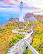 Castle Point Lighthouse Paint By Numbers