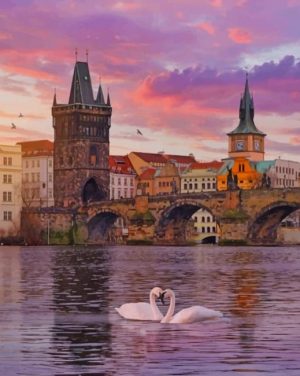 Charles Bridge Prague Paint By Numbers