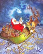 Christmas Santa Celebration paint by numbers