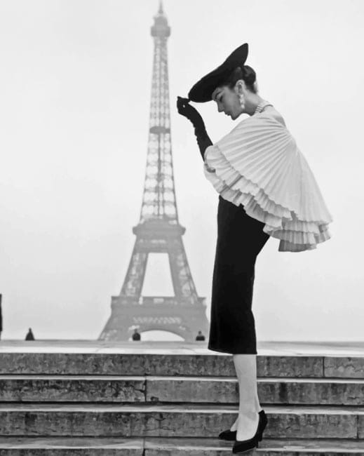 Classic Woman In Paris Paint By Numbers